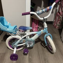 Frozen Bike And Helmet