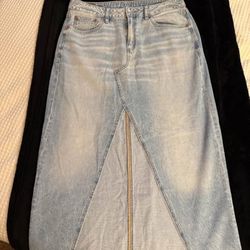 American Eagle Long Denim Skirt 