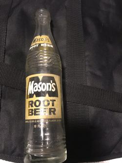 Vintage Masons Root beer bottle
