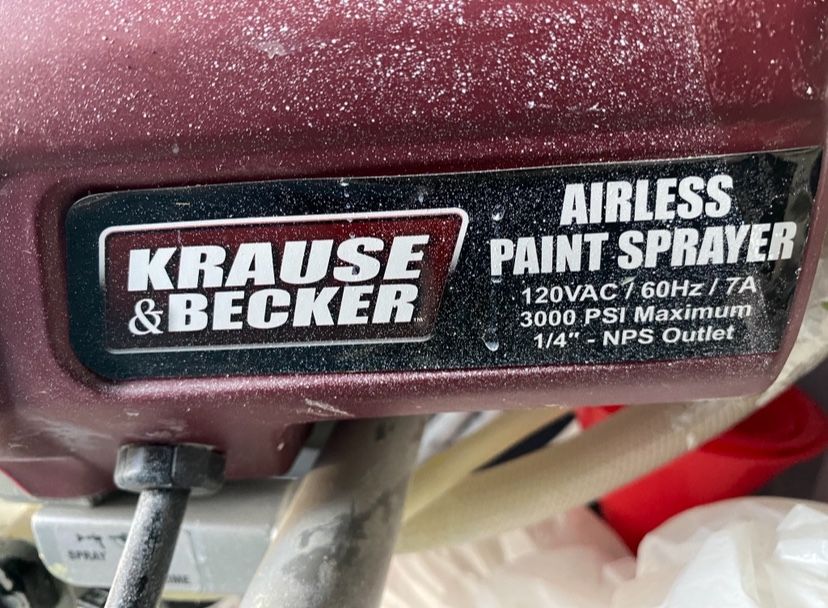 Krause & Becker 3000 Psi Airless Paint Sprayer Kit
