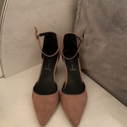 Women Shoes Heels Dusty Pink 