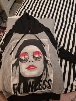 New. On Fire. Small. Hoodie.