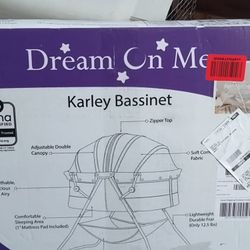 Baby Bassinet Dream On Me     Grey/Cream