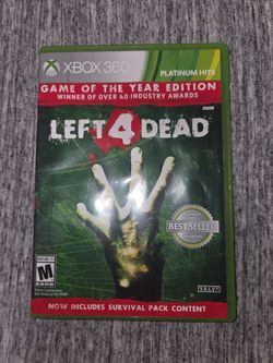 Xbox 360 Left 4 Dead Game of the Year Edition