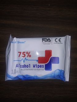 Wipes alcol 75%