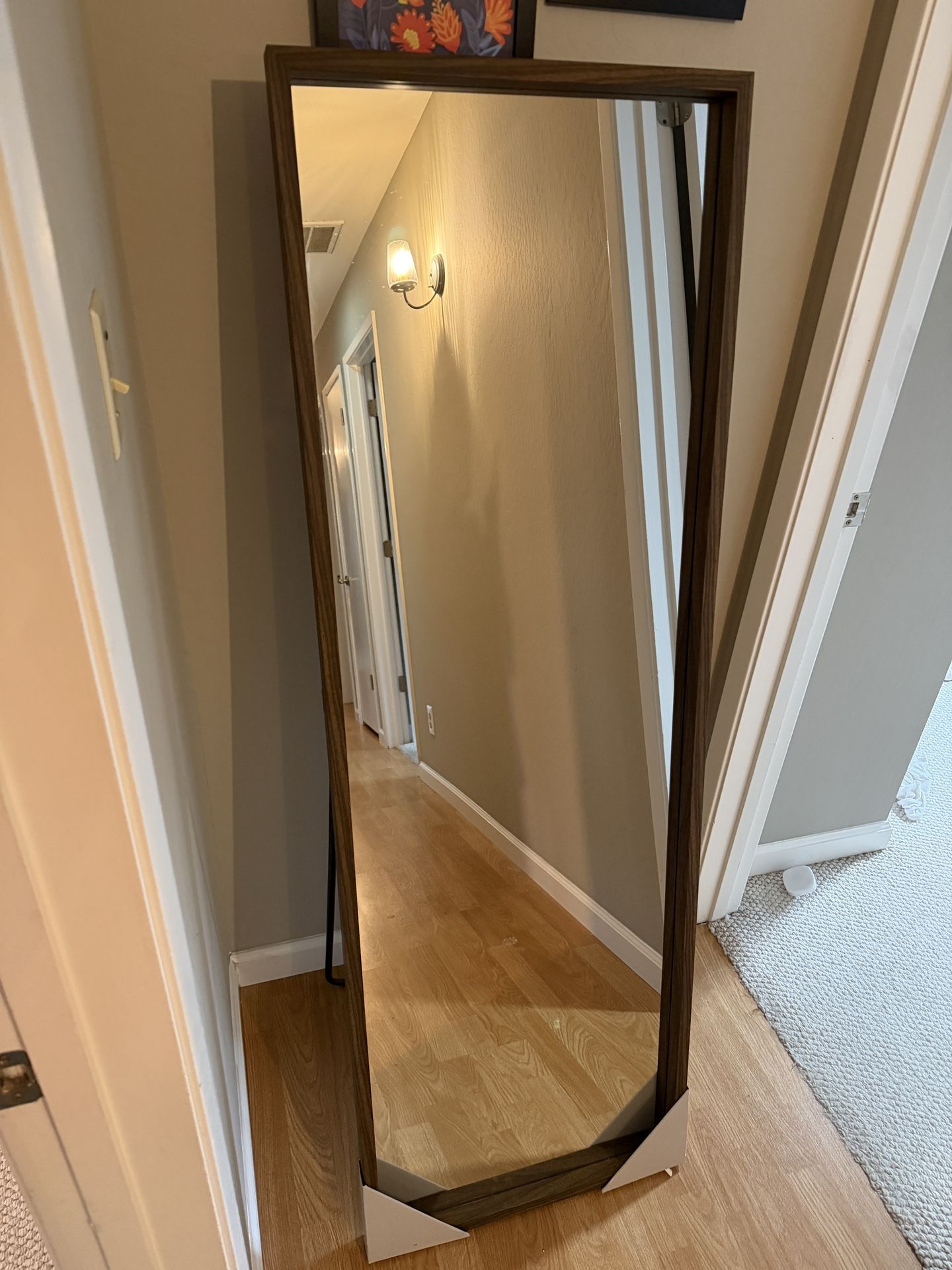 Full Length Mirror With Wooden frame