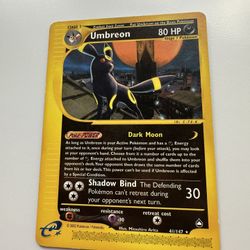 Umbreon 41/147 Pokemon Aquapolis Non-Holo Card 