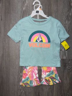 Volcom Kids Two-Piece T-Shirt and Shorts Set