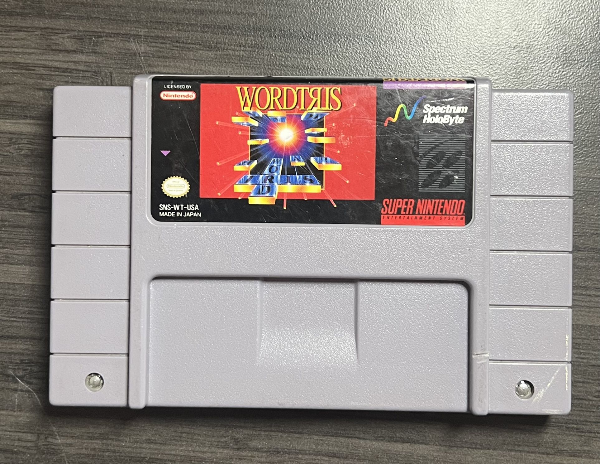 Wordtris SNES