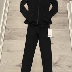 Lululemon Black Luon Set Size 6
