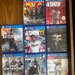 PS4 8 Game Bundle
