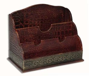 Faux Croc Letter File For Home or Office decor