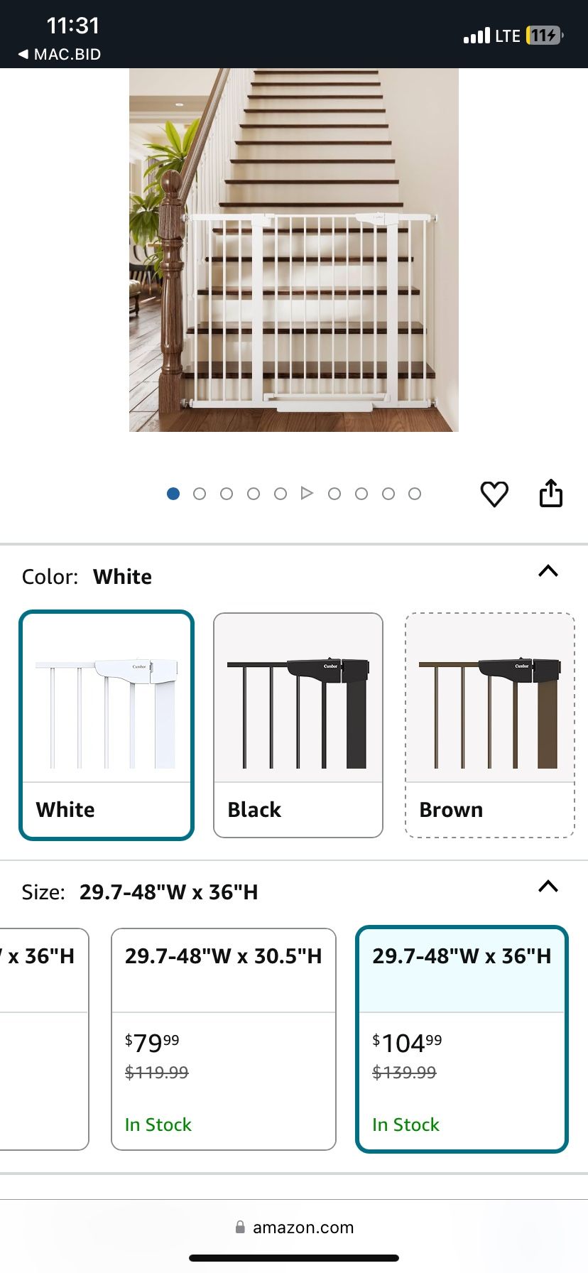 Cumber Baby Gate