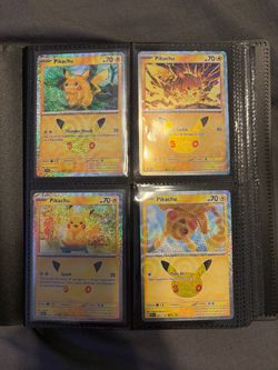 30th celebration pikachu master set