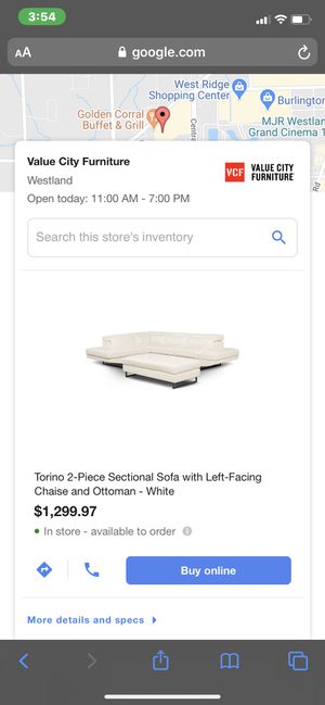 New And Used White Leather Couch For Sale In Detroit Mi Offerup