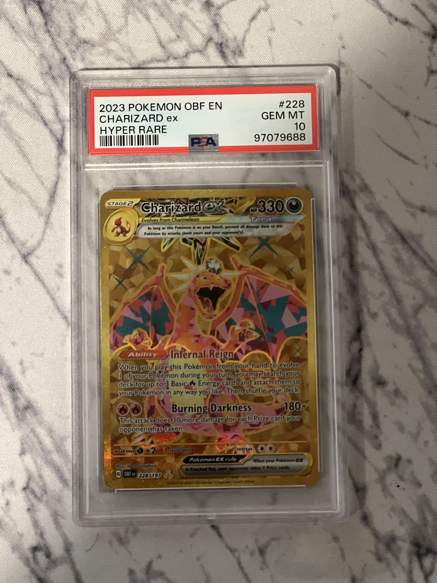 PSA 10 Charizard Ex