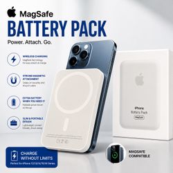 Apple MagSafe Battery Pack White Portable Magnetic Wireless Charger for iPhone 12 13 14 15 16