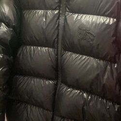 Black Burberry Jacket Puffer 