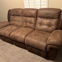 Dual Recliner Couch