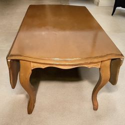 antique drop leaf coffee table 