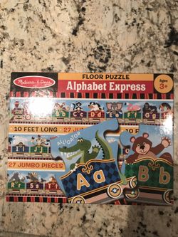Floor Puzzle Alphabet Express 3+ Melissa And Doug