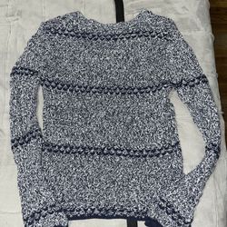 New York & Co. Size XS Blue & White Woman’s Sweater - PERFECT CONDITION