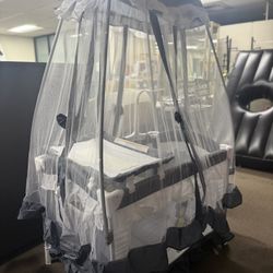4-in-1 Package with Canopy, Portable Baby Playpen