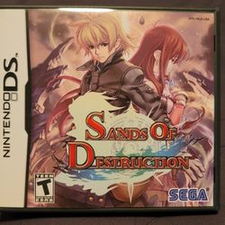 Nintendo Ds Sands Of Destruction Video Game