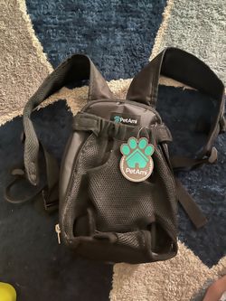 PetAmi Airline Approved Front-Carrier Dog & Cat Carrier, Black, Small