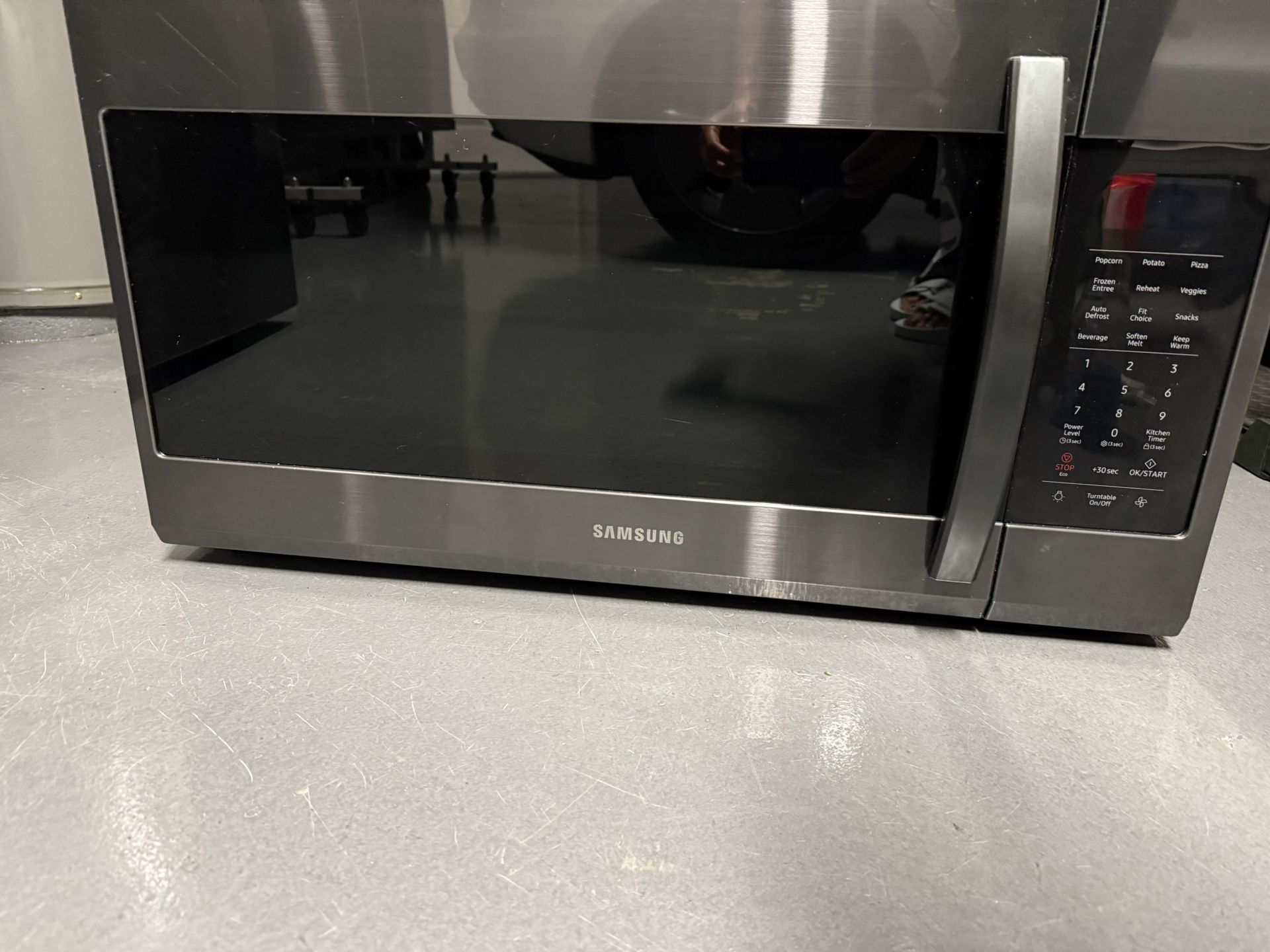 Black Stainless Microwave Samsung