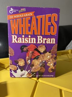 Tiger Woods Wheaties Rasisin bran Unopened Box