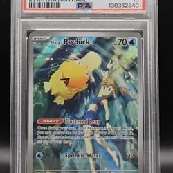 Pokemon Destined Rivals Misty’s Psyduck PSA10