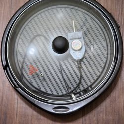 Elite Gourmet EMG-980B Smokeless Electric Tabletop Grill Nonstick, 6-Serving, Dishwasher Safe Removable Grilling Plate, Grill Indoor, Tempered Glass 
