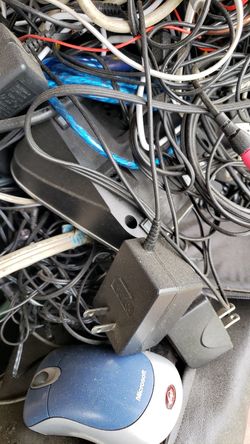Wiring keyboards, chargers come dig thru need gone