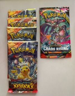 Surging sparks and chaos rising individual sealed packs