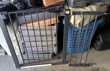 Cumbor Baby Safety Gate Black Metal