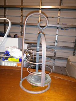 Rustic looking candle holder