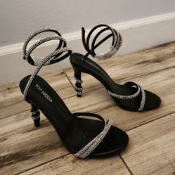 TOP Moda Spiral Coil Wrap Heels