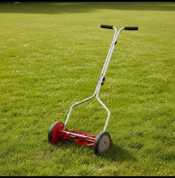 New Other American Lawn Mower Company 14-Inch 4-Blade Push Reel Lawn Mower, Red