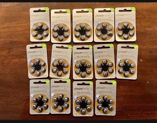 Power One p312 Hearing Aid Batteries - Approved For Wireless Devices 