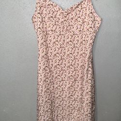 Floral Pink Dress Size Medium 