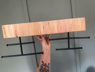 Rattan Shelf with jewelry holder
