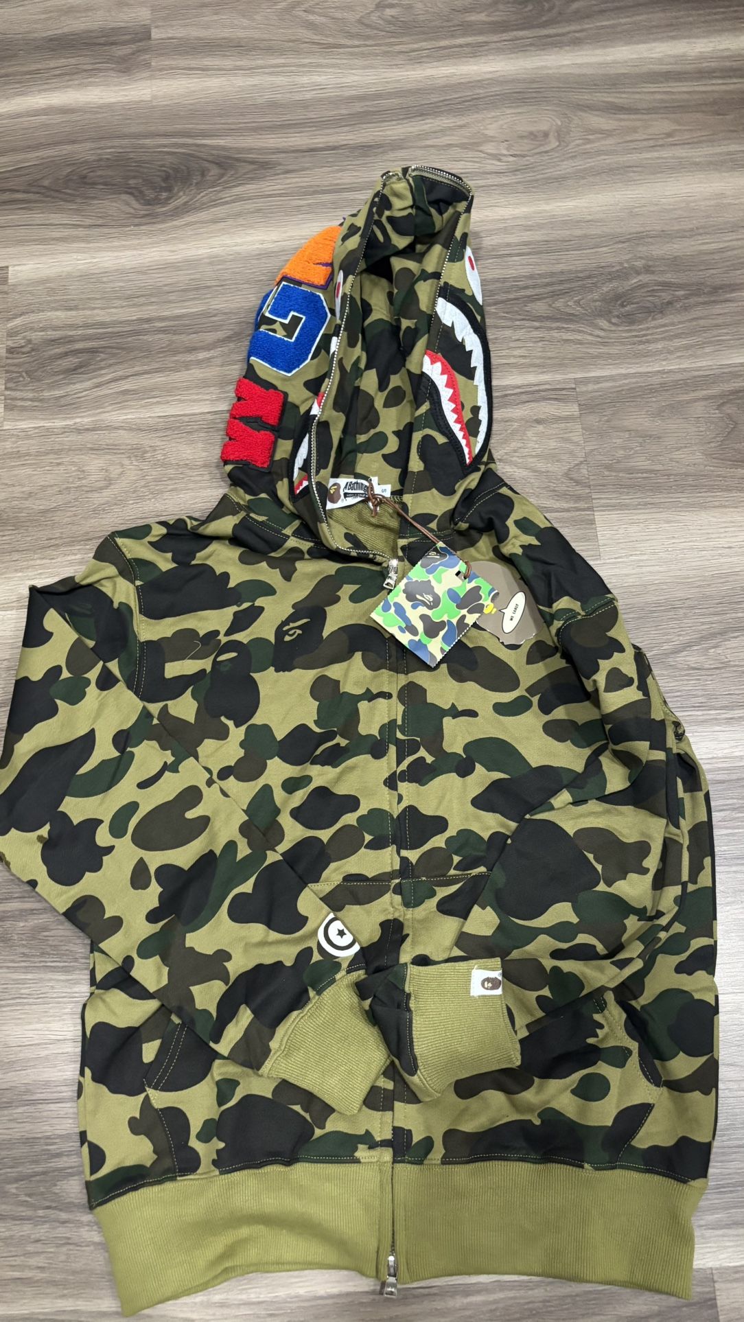 BAPE 1st CAMO FULLZIP HOODIE
