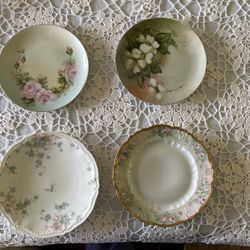Antique handpainted plates