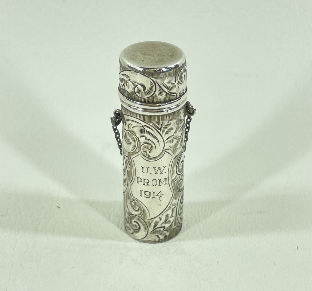 Sterling Silver Theodore W. Foster & Bro. Perfume Chatelaine UW Prom 1914