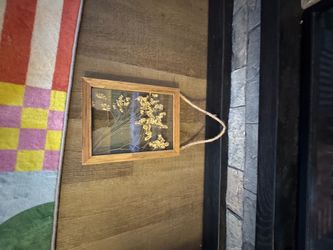 Pressed Dried Flower Frame with Twine Hanger