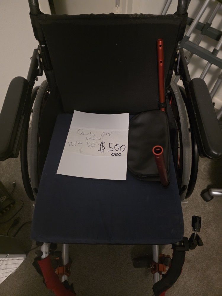 Used Quickie GPV Wheelchair