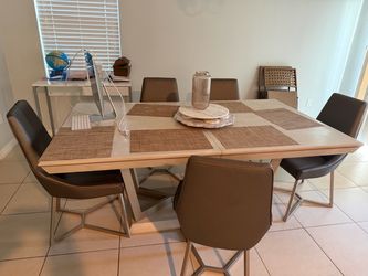 Dinning table and chairs