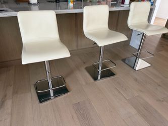 Copenhagen Leather Bar Stools