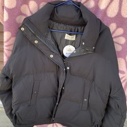 Women’s puffer Jacket black large